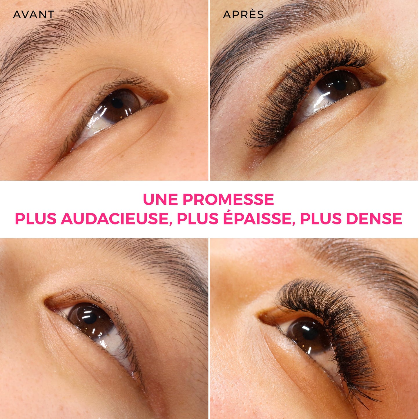 LashFolio Bouquets Pré faits Cils volume Faits à la Main